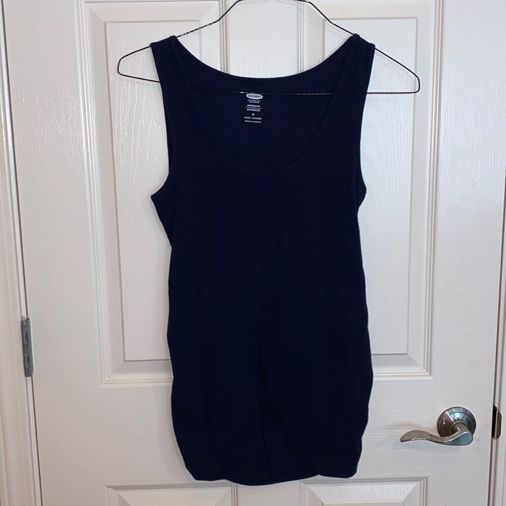 Old Navy Maternity Tank Top In Navy Color Size Medium